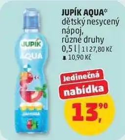 Penny Market JUPÍK AQUA dětský nesycený парој, různé druhy nabídka