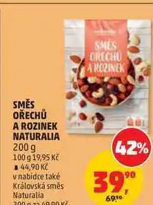 Penny Market SMĚS OŘECHŮ A ROZINEK NATURALIA nabídka