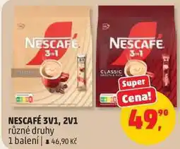 Penny Market NESCAFÉ 3V1, 2V1 různé druhy, 1 balení nabídka
