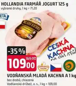 Trefa VODŇANSKÁ MLADÁ KACHNA A1 kg bez drobů, chlazená nabídka
