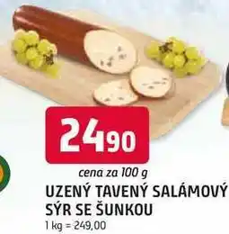 Trefa UZENÝ TAVENÝ SALÁMOVÝ SÝR SE ŠUNKOU nabídka