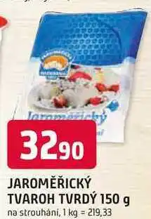 Trefa JAROMĚŘICKÝ TVAROH TVRDÝ 150 g na strouhání nabídka