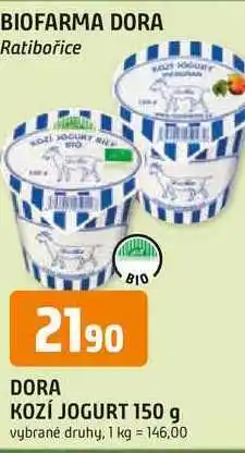 Trefa DORA BIO KOZÍ JOGURT nabídka