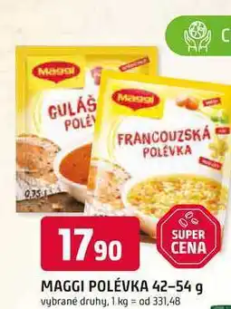 Trefa MAGGI POLÉVKA nabídka