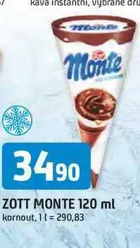 Trefa ZOTT MONTE 120 ml kornout nabídka
