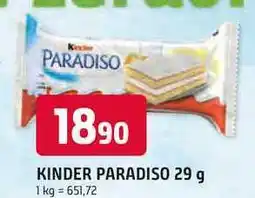 Trefa KINDER PARADISO nabídka