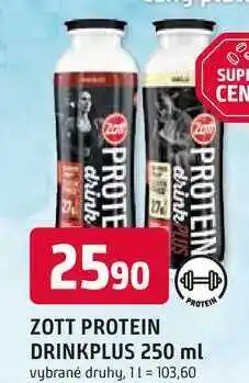 Trefa ZOTT PROTEIN DRINKPLUS nabídka