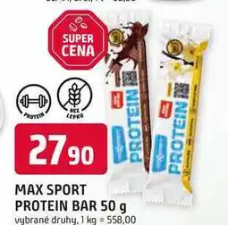 Trefa MAX SPORT PROTEIN BAR nabídka