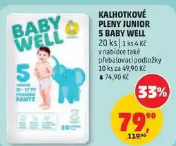 Penny Market KALHOTKOVÉ PLENY JUNIOR 5 BABY WELL, 20 ks nabídka