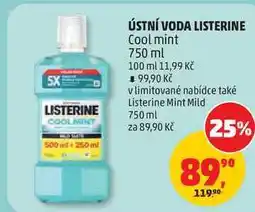 Penny Market LISTERINE Cool mint nabídka