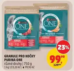 Penny Market GRANULE PRO KOČKY PURINA ONE různé druhy nabídka