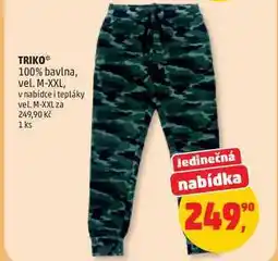 Penny Market Tepláky vel. M-XXL, 1 ks nabídka