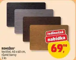 Penny Market ROHOŽKA textilní, 40 x 60 cm, různé barvy, 1 ks nabídka