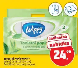Penny Market TOALETNÍ PAPÍR WIPPY zelený čaj, 8 rolí, 2vrstvý nabídka