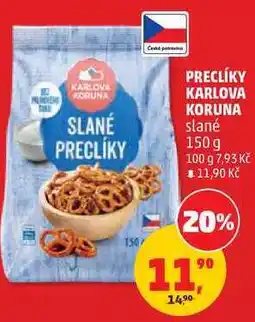 Penny Market PRECLÍKY KARLOVA KORUNA slané nabídka