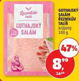 Penny Market GOTHAJSKÝ SALÁM ŘEZNÍKŮV TALÍŘ krájený nabídka