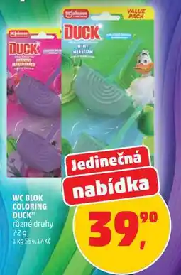 Penny Market WC BLOK COLORING DUCK různé druhy nabídka