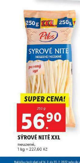Lidl Sýrové nitě xxl nabídka
