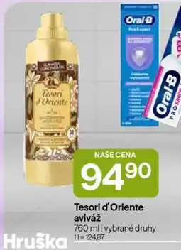 Hruška Tesori d'Oriente Aviváž nabídka