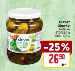 Billa Clever Okurky nabídka