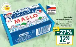 Billa Madeta Jihočeské máslo nabídka