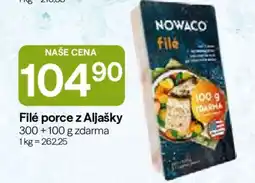 Hruška Filé porce z Aljašky nabídka