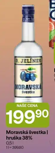 Hruška Moravská švestka I hruška 38% nabídka