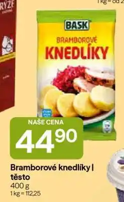 Hruška Bramborové knedlíky, těsto nabídka