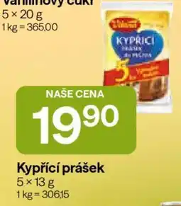 Hruška Kypřicí prášek nabídka