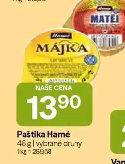 Hruška Paštika Hamé nabídka