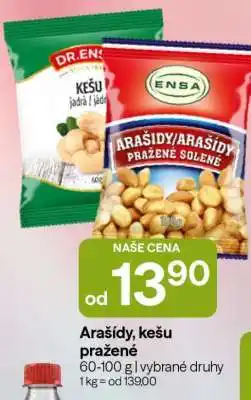 Hruška Arašidy, kešu pražené nabídka
