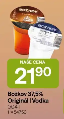 Hruška Božkov 37,5% Original Vodka nabídka