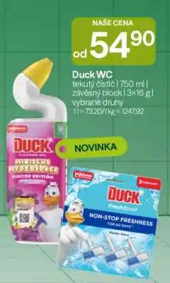 Hruška Duck WC nabídka
