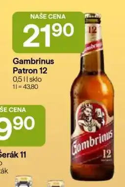 Hruška Gambrinus Patron 12 nabídka