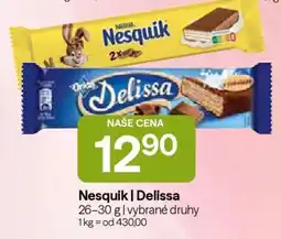 Hruška Nesquik/Delissa nabídka