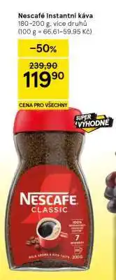 Tesco NESCAFÉ Instantní káva nabídka
