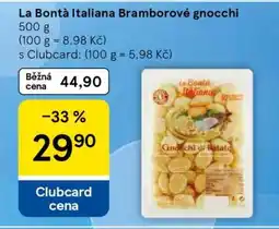 Tesco La Bonta Italiana Bramborové gnocchi nabídka