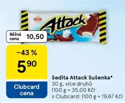 Tesco Sedita Attack Sušenka nabídka