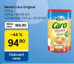 Tesco Nestlé Caro Original nabídka