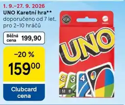 Tesco UNO - karetní hra nabídka