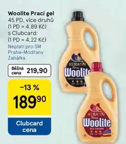 Tesco Woolite prací gel nabídka