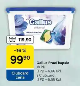 Tesco Gallus Prací kapsle nabídka
