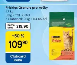 Tesco Friskies granule pro kočky nabídka