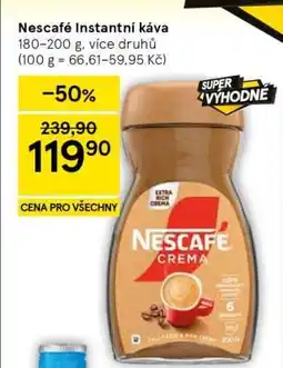 Tesco NESCAFÉ Instantní káva nabídka