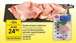 Tesco Šunka od kosti výběrová nabídka