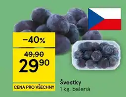 Tesco Švestky nabídka