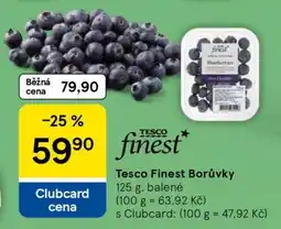 Tesco Tesco Finest Borůvky nabídka