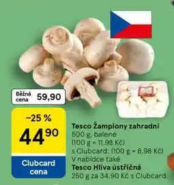 Tesco Tesco Žampiony zahradní nabídka