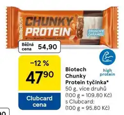 Tesco Biotech Chunky Protein tyčinka nabídka