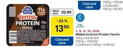 Tesco Mlékárna Kunín Protein Termix nabídka